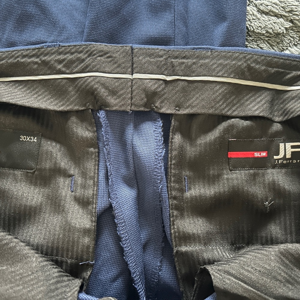 J Ferra suit pants